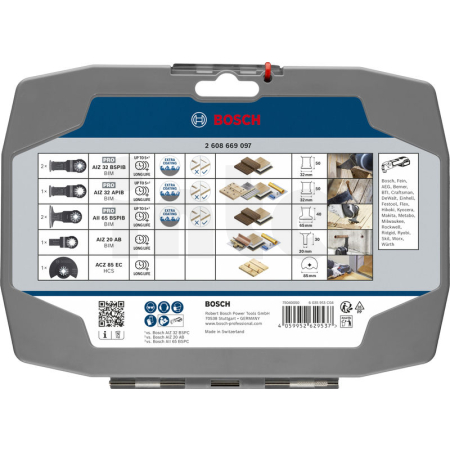 BOSCH Sada pilových listů na dřevo, 7 ks 2608669097