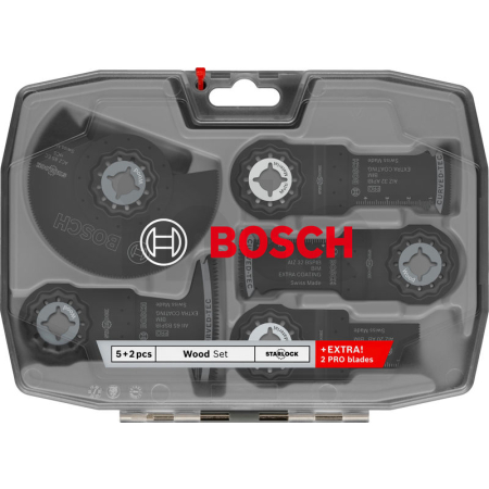 BOSCH Sada pilových listů na dřevo, 7 ks 2608669098