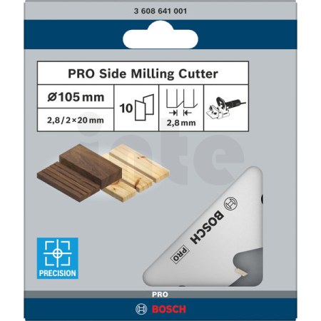 BOSCH Fréza PRO Side, 105 × 20 × 2,8 mm, 10 zubů 3608641001