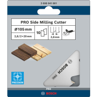 BOSCH Fréza PRO Side, 105 × 20 × 2,8 mm, 10 zubů 3608641001