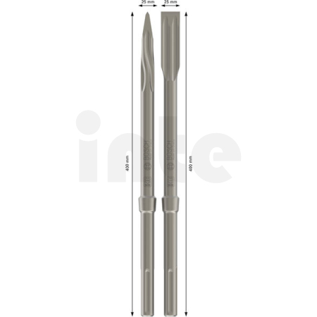 BOSCH Sada sekáčů PRO SDS max-5C, špičatý 140 mm, plochý 25 × 140 mm, lopatkový 2 × 140 mm, +2 kusy 2607017368