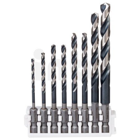 BOSCH Balení spirálových vrtáků HSS Impact Control 2,5–8,5 mm, 8 kusů 2608577140