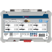 BOSCH Sada ohraňovacích fréz PRO, stopka ¼″, 6 ks 2607017470