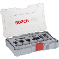 BOSCH Sada ohraňovacích fréz PRO, stopka ¼″, 6 ks 2607017470