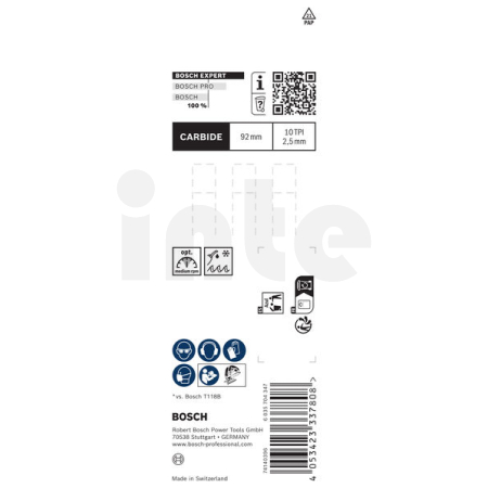 BOSCH Pilový plátek pro přímočaré pily EXPERT Tough Metal thick T155HHM, 3 ks 2608902482