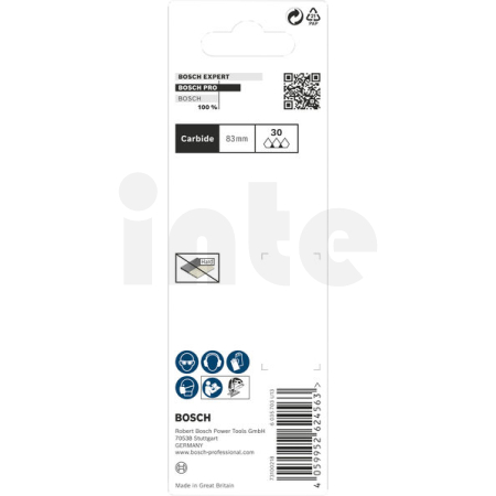 BOSCH Pilový plátek pro přímočaré pily PRO Soft Tile T130RF, 83 mm, 2 ks 2608665259