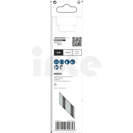 BOSCH Pilový plátek pro přímočaré pily PRO Metal Sandwich T718BF, 180 mm, 5 ks 2608655114