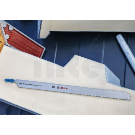 BOSCH Pilový plátek pro přímočaré pily PRO Metal Sandwich T1018AFP 250 mm, 5 ks 2608655115
