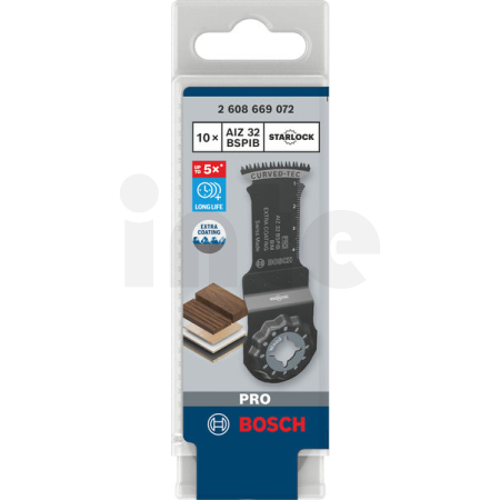 BOSCH Ponorný pilový list PRO AIZ 32 BSPIB, 32 × 50 mm, 10 ks 2608669072