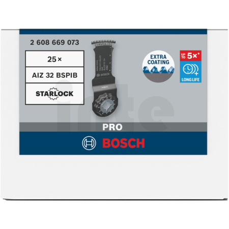 BOSCH Ponorný pilový list PRO AIZ 32 BSPIB, 32 × 50 mm, 25 ks 2608669073