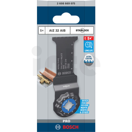 BOSCH Ponorný pilový list PRO AIZ 32 AIB, 32 × 50 mm, 5 ks 2608669075
