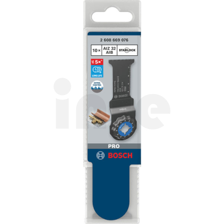 BOSCH Ponorný pilový list PRO AIZ 32 AIB, 32 × 50 mm, 10 ks 2608669076