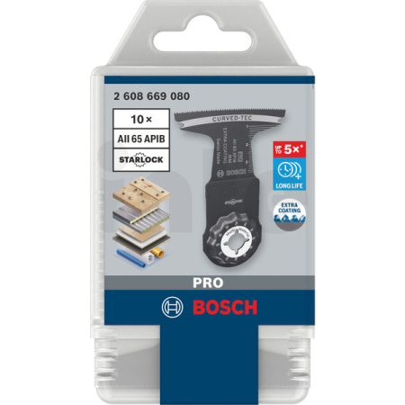 BOSCH Ponorný pilový list PRO AII 65 APIB, 65 × 40 mm, 10 ks 2608669080