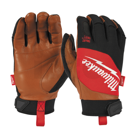 MILWAUKEE Kožené kombinované pracovní rukavice  -  vel L/9 4932471913