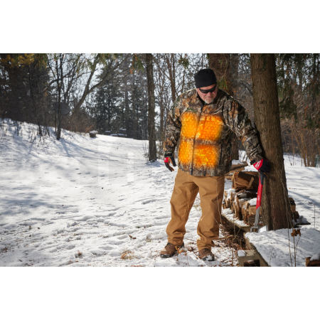 MILWAUKEE M12 HJCAMO7-0 (L) HEXON Vyhřívaná bunda maskáčová 4932493833