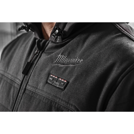 MILWAUKEE M12 HPJBL3-0 (XXL) HEXON Vyhřívaná prošívaná bunda černá 4932493841