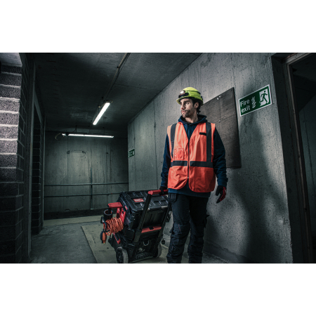 MILWAUKEE Pracovní vesta s vysokou viditelností oranžová S/M 4932493998