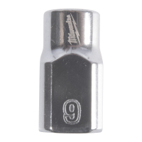 MILWAUKEE 3/8'' Drive Metric Standard 12-Point Socket 4932498801