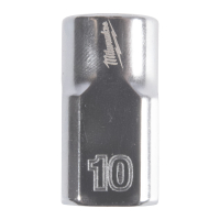 MILWAUKEE 3/8'' Drive Metric Standard 12-Point Socket 4932498802