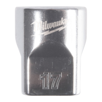 MILWAUKEE 3/8'' Drive Metric Standard 12-Point Socket 4932498809