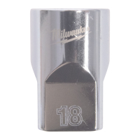 MILWAUKEE 1/2'' Drive Metric Standard 12-Point Socket 4932498828