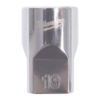 MILWAUKEE 1/2'' Drive Metric Standard 12-Point Socket 4932498829