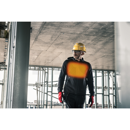 MILWAUKEE M12 HHBL5-0 (L) HEXON Vyhřívaná mikina s kapucí černá 4932499189