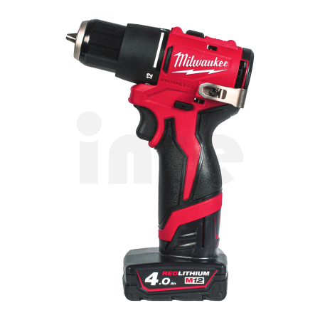 MILWAUKEE M12 BLPDRC-402C kompaktní bezuhlíková příklepová vrtačka 4933500424