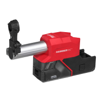 MILWAUKEE M18™ speciální odsávání prachu pro M18 FUEL™ vysoce výkonné 4režimové kladivo SDS-Plus 16 mm 4933498587