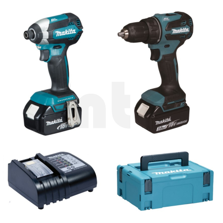 Makita - Aku sada DDF490+DTD15 DLX2535SJ3 Li-ion LXT 18V