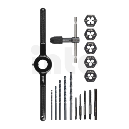 MILWAUKEE Sada metrických závitníků a matric 17 ks 4932498720