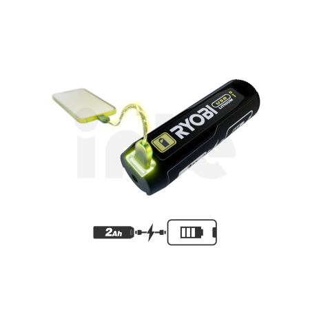 RYOBI RB4L20 USB Lithium™ akumulátor 2,0Ah s Power Bankou 5133006843