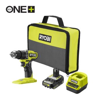 RYOBI RDD18C1 18V ONE+™ HP bezuhlíkový vrtací šroubovák (1x 2,0 Ah) 5133006521