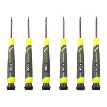 RYOBI RHSDSPCT6 6ks Sada torx magnetických detailních šroubováků 5132006709