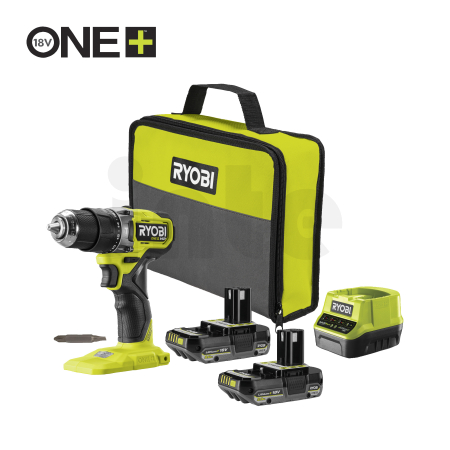 RYOBI RPD18C1 18V ONE+™ Bezuhlíková příklepová vrtačka (2× 2,0 Ah) 5133006523