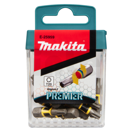 Makita - torzní bit řady Impact Premier (C-form) T20-25mm, 15 ks E-25959