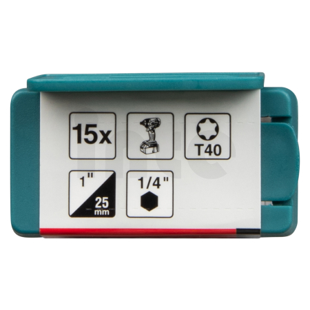 Makita - torzní bit řady Impact Premier (C-form) T40-25mm, 15 ks E-25987