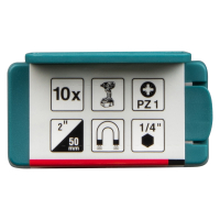 Makita - torzní bit řady Impact Premier (E-form) PZ1-50mm, 10 ks E-25993