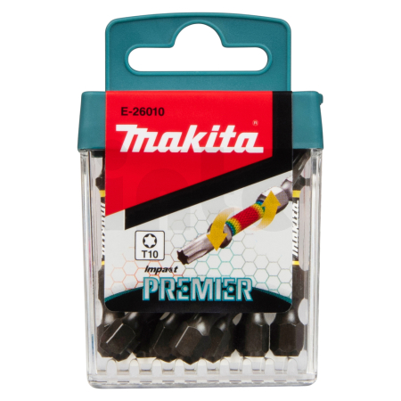 Makita - torzní bit řady Impact Premier (E-form) T10-50mm, 10 ks E-26010