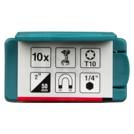 Makita - torzní bit řady Impact Premier (E-form) T10-50mm, 10 ks E-26010