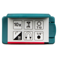Makita - torzní bit řady Impact Premier (E-form) T10-50mm, 10 ks E-26010