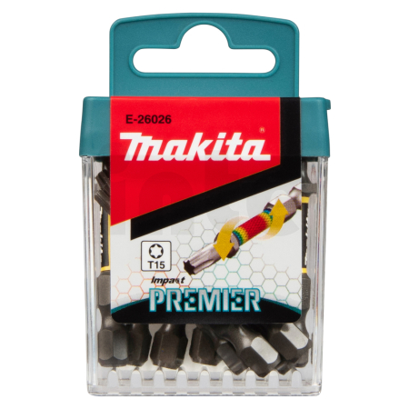 Makita - torzní bit řady Impact Premier (E-form) T15-50mm, 10 ks E-26026