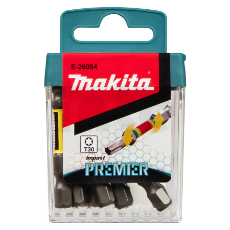 Makita - torzní bit řady Impact Premier (E-form) T30-50mm, 10 ks E-26054