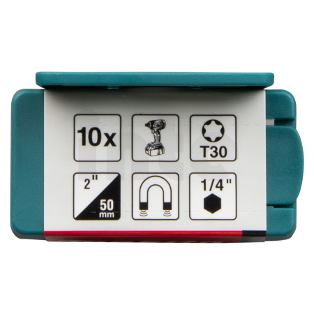 Makita - torzní bit řady Impact Premier (E-form) T30-50mm, 10 ks E-26054