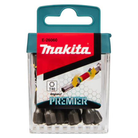Makita - torzní bit řady Impact Premier (E-form) T40-50mm, 10 ks E-26060