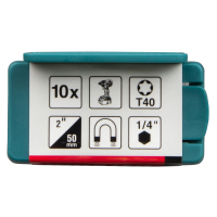 Makita - torzní bit řady Impact Premier (E-form) T40-50mm, 10 ks E-26060