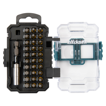 Makita - sada bitů Impact Premier (C-form) T10-T40, s držákem bitů, 31 ks E-25111