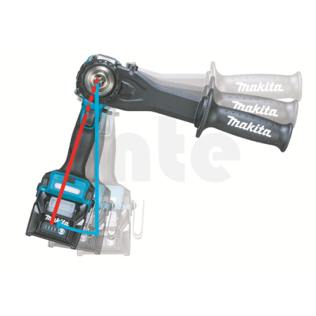 Makita - Aku bezuhlíkový příklepový šroubovák Li-ion XGT 40V,bez aku   Z HP003GZ