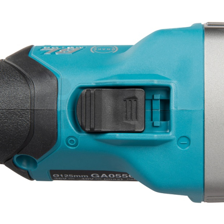 Makita - Aku úhlová bruska s plochu hlavou 125mm Li-ion XGT 40v, Makpac GA055GZ01