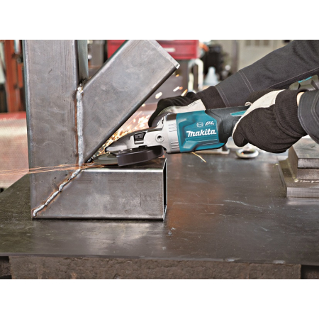 Makita - Aku úhlová bruska s plochou hlavou 125mm Li-ion XGT 40V,Makpac GA056GZ01